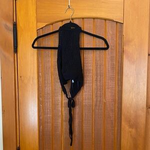 Garage Black Knit Top